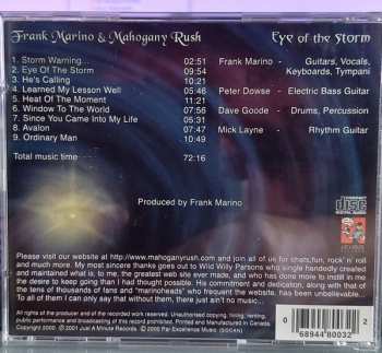 CD Frank Marino: Eye Of The Storm