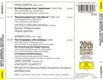 CD Berliner Philharmoniker: 6 Monologues From "Jedermann"- 3 Excerpts From "Der Sturm" - La Tentation De Saint Antoine