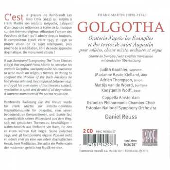 2CD/Caja Frank Martin: Golgotha