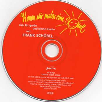 CD Frank Schöbel: Komm, Wir Malen Eine Sonne