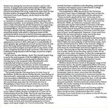 CD Frank Sinatra: A Jolly Christmas From Frank Sinatra