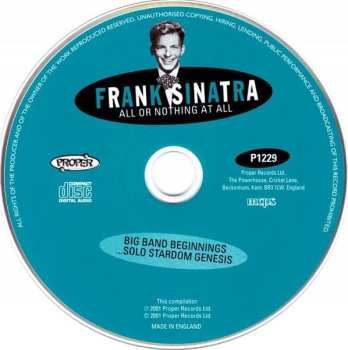 4CD/Caja Frank Sinatra: All Or Nothing At All