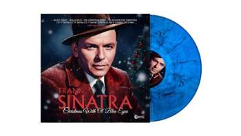 LP Frank Sinatra: Christmas With Ol' Blue Eyes (180g) (blue Marble Vinyl)