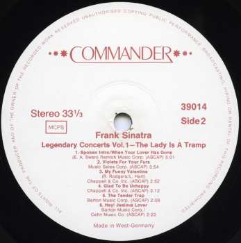 3LP/Caja Frank Sinatra: Legendary Concerts