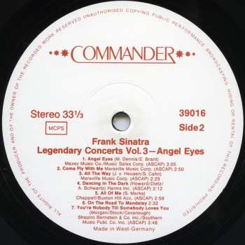 3LP/Caja Frank Sinatra: Legendary Concerts