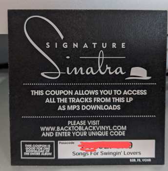 LP Frank Sinatra: Songs For Swingin' Lovers!