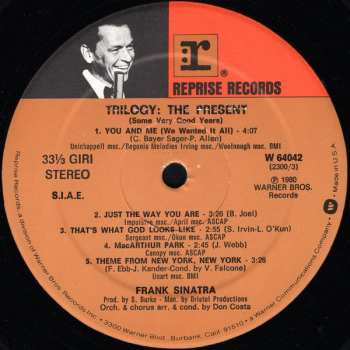 3LP/Caja Frank Sinatra: Trilogy: Past, Present & Future