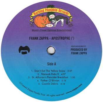 LP Frank Zappa: Apostrophe (')