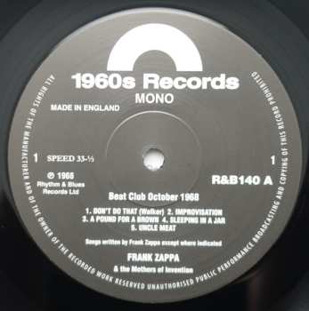 LP Frank Zappa: Beat Club