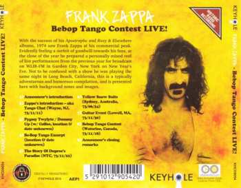 CD Frank Zappa: Bebop Tango Contest Live!