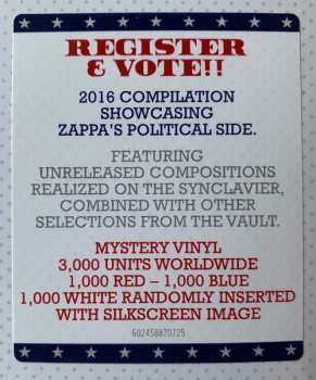 2LP Frank Zappa: Frank Zappa For President CLR | LTD