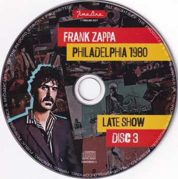 4CD/Caja Frank Zappa: Philadelphia 1980