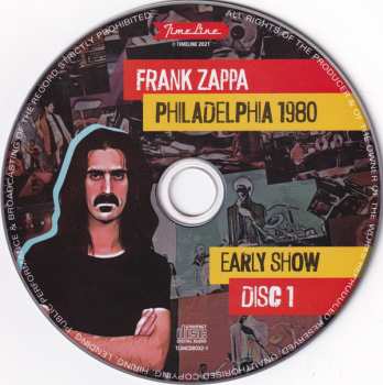 4CD/Caja Frank Zappa: Philadelphia 1980