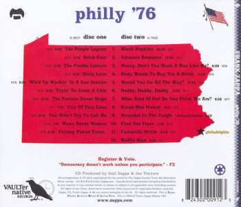 2CD Frank Zappa: Philly '76
