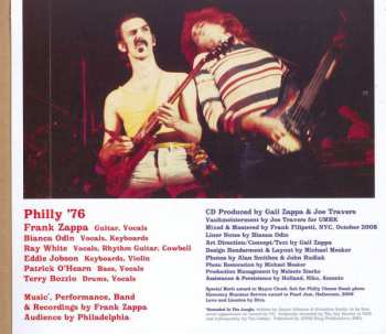2CD Frank Zappa: Philly '76
