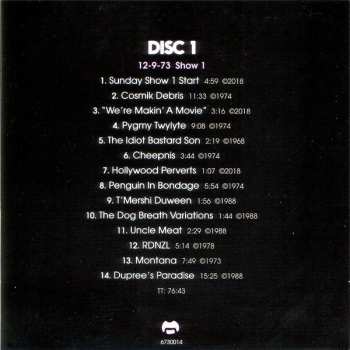 7CD/Caja Frank Zappa: The Roxy Performances