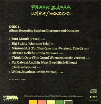 4CD/Caja/Blu-ray Frank Zappa: Waka/Wazoo DLX