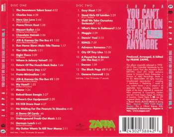 2CD Frank Zappa: You Can't Do That On Stage Anymore Vol. 5