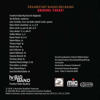 CD Frankfurt Radio Big Band: Kriegel Today!