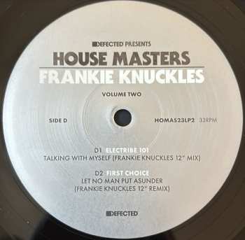 2LP Frankie Knuckles: House Masters (Volume Two)