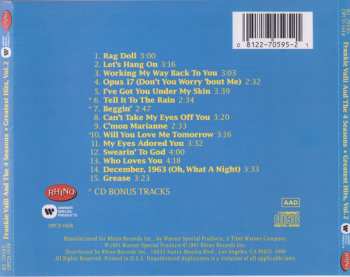 CD The Four Seasons: Greatest Hits, Vol.2