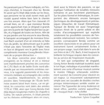 CD František Benda: Concerti