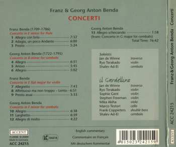 CD František Benda: Concerti