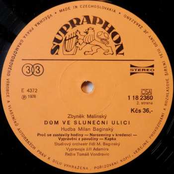 LP František Nepil: Já Baryk / Dův Ve Sluneční Ulici