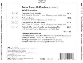 CD Franz Anton Hoffmeister: Wind Serenades