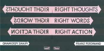 CD Franz Ferdinand: Right Thoughts, Right Words, Right Action