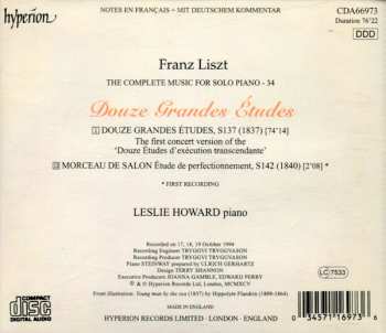 CD Franz Liszt: Douze Grandes Études