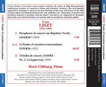 CD Franz Liszt: Études D’Exécution Transcendante