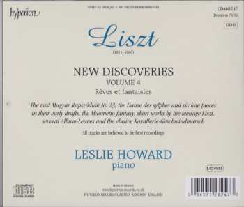CD Franz Liszt: New Discoveries Volume 4: Réves Et Fantaisies