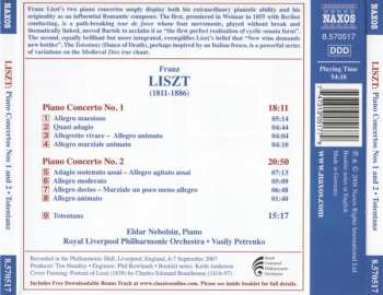 CD Franz Liszt: Piano Concertos Nos. 1 And 2 / Totentanz