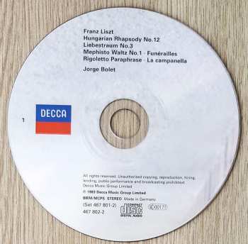 9CD/Caja Franz Liszt: Piano Works = Œuvres Pour Piano = Klavierwerke