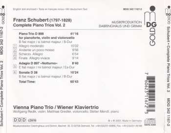 CD Franz Schubert: Complete Piano Trios Vol. 2