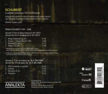 CD Franz Schubert: Le Premier Romantique / The First Romantic