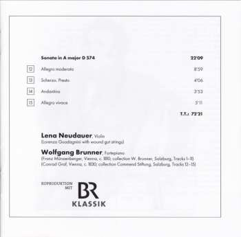 CD Franz Schubert: Complete Violin Sonatas