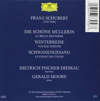 3CD/Caja Franz Schubert: The Song Cycles: Die Schöne Müllerin • Winterreise • Schwanengesang
