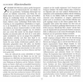 CD Franz Schubert: Piano Duets