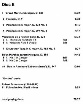 7CD/Caja Franz Schubert: The Complete Original Piano Duets