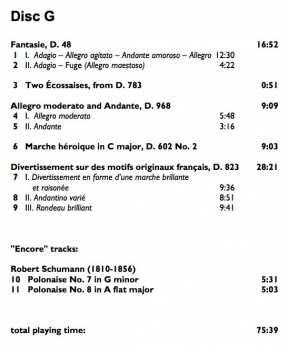 7CD/Caja Franz Schubert: The Complete Original Piano Duets