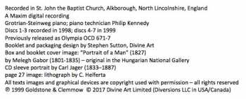 7CD/Caja Franz Schubert: The Complete Original Piano Duets