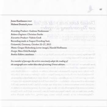 CD Franz Schubert: Winterreise