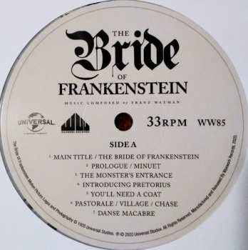 LP Franz Waxman: The Bride Of Frankenstein (The 1935 Original Soundtrack Recording) CLR | DLX
