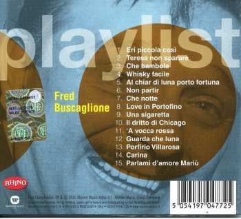 CD Fred Buscaglione: Playlist Fred Buscaglione
