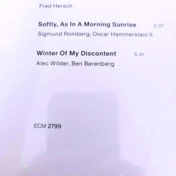 LP Fred Hersch: Silent, Listening