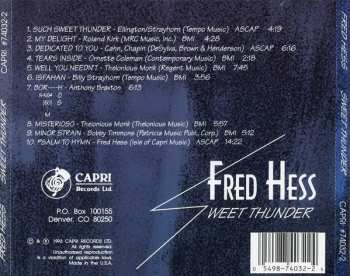 CD Fred Hess: Sweet Thunder