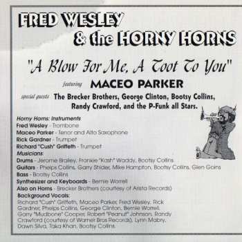 CD Maceo Parker: A Blow For Me, A Toot To You