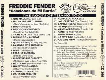 CD Freddy Fender: Canciones De Mi Barrio